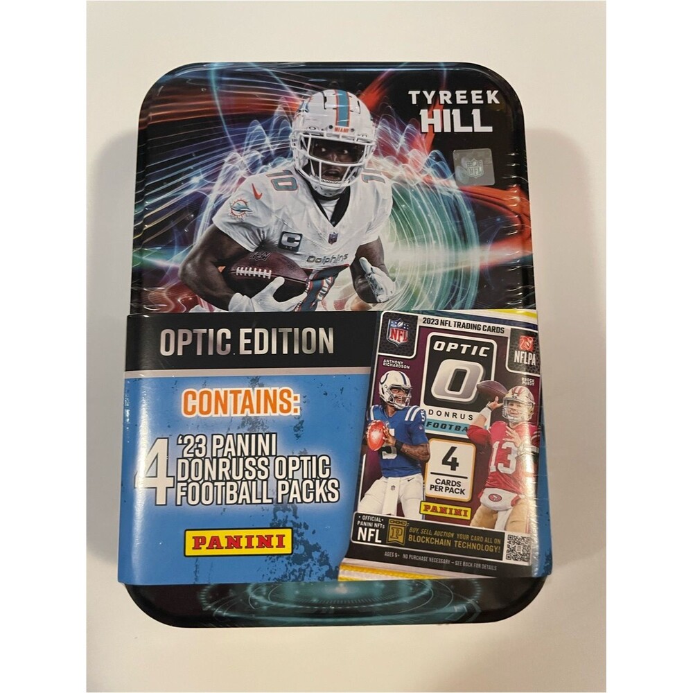 2023 Panini Donruss Optic Football Tyreek Hill Collectors Tin